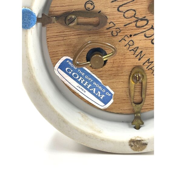 Vintage Gorham Moppets 1973 Fran Mar Music Box Figurine Boy Fishing - Picture 10 of 11